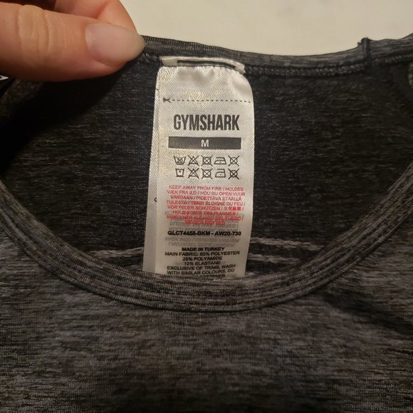 Gymshark Long Sleeve Crop Top - Size Medium - Worn Once - Picture 4 of 4